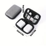 Digital Data Cable Storage Bag, Earphone Charger Packing Bag, Portable Phone Power Usb Organizer For Travel - Image 4