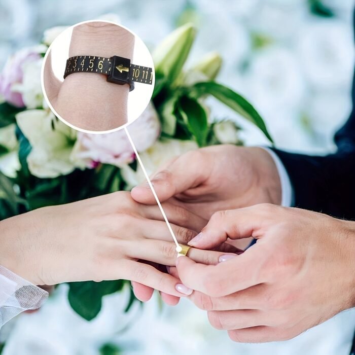 1Pc Us Official Ring Sizer - Professional Dual-Scale (Metric/Us Sizes) Adjustable Ring Sizing Tool With Clear Measurement Markings, Ergonomic Design For Men & Women, Diy Jewelry Making & Ring Resizing, Jewelry Making Essentials, Dualscale Ruler, Quality Craftsmanship, Precision Measurement - Image 7