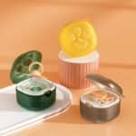 1Pc Baby Car Hanging Pacifier Storage Box, Portable Dustproof Teething Toy Organizer, Transparent Plastic Container - Image 10