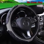 1Pc Wear-Resistant Comfortable Pu Leather Three-Dimensional Embroidery No Inner Ring Steering Wheel Cover For 36.83-38.1Cm Steering Wheel For Women - Image 9