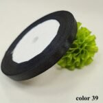 1 Roll 25 Yards 6Mm Wide Satin Ribbon Ribbon Wedding Festival Decoration With Flowers Gift Wrapping With Bow Diy Making - Image 19