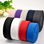 1 Roll, 1.8Meter/Length 1" (25Mm) Elastic Band Multicolor Fold Over Spandex Elastic Ribbon For Sewing Lace Trim Waist Band Garment Accessory - Image 10