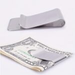 1Pc/2Pcs Money Clip For Cash And Credit Cards Money Holder Clip For Men, Minimalist Money Clips Credit Card Holder Wallet Stainless Steel Money Clip - Image 7