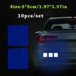10Pcs Car Bumper Reflective Strip Stickers - Enhance Your Night Driving Security & Style! - Image 20