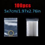 100Pcs/Bag Self-Sealing Bag Diy 5D Diamond Painting Cross Stitch Tool Diamond Embroidery Accessories Bead Stone Storage Bag - Image 4