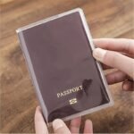 Travel Waterproof Passport Cover, Transparent Pvc Id Card Document Clip