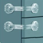 5Pcs Transparent Drawer Safety Locks, Polyethylene, White, Secure Locking Mechanism For Cabinets, Drawers, Toilets, And Refrigerators, Childproofing Essentials | Transparent Lock | Bpafree Material, Drawer Lock - Image 10