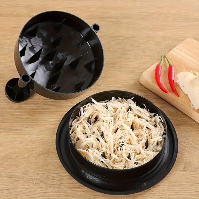 1Pc Meat Shredder Black, Chicken Shredder, Chicken Shredder, Reusable Beef Shredder, Chicken Shredder, Chicken Shredder, Meat Shredder With Handle And Anti Slip Base, Easy To Use Meat Shredder, Suitable For Pulling Beef, And Chicken - Image 4