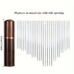 12/30Pcs Self-Threading Needles, Assorted Sizes, Threading-Free, Elderly Blind Needles, Hand Sewing, Quilting, Clothing & Cross S - Image 16