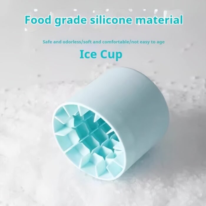 1Pc Quick Freeze Silicone Ice Cube Trays - Easy To Use, Durable Plastic Molds For Perfectly Shaped Ice, Ideal For Fruit Juice, Ice Buckets & Cylindrical Cups, Fruit Juice Accessories,Suitable For Thanksgiving, Halloween, Christmas - Image 11