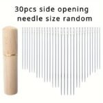 12/30Pcs Self-Threading Needles, Assorted Sizes, Threading-Free, Elderly Blind Needles, Hand Sewing, Quilting, Clothing & Cross S - Image 18