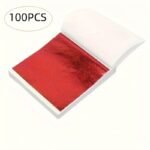 100Pcs Golden Foil Diy Art Craft Paper - High-Quality, Smooth Finish For Scrapbooking, Scrapbooking Essentials|Vibrant Cover Design|Smooth Texture, Scrapbooking Supplies - Image 7