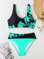 New Sexy Fresh Two-Piece Split Bikini Set, Fashionable Y Beachwear Swimwear - Image 11