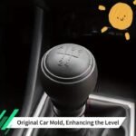 1Pc Silicone Gear Shift Knob Cover - Non-Slip, Dustproof, High-Quality Latex Material, Fit For Most Vehicles, Black With White Stitching & Numbered Gears (1-5 R), Car Interior Accessories, Gear Shift Accessories, Sleek Car Accessory, Practical Design - Image 12