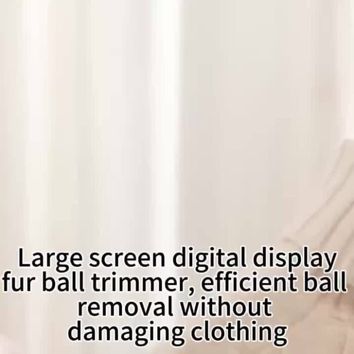 1Pc Turbo Spin Lint Remover, Usb Rechargeable Digital Display Clothing Fuzz Trimmer, Sweater Ball Remover, Home Fabric Shaver For Clothes, Pants, Bedding, Suitable For Dry Cleaners, Perfect Valentine'S & Christmas Gift - Image 10