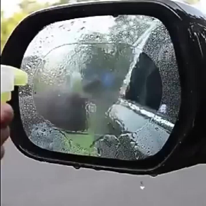 2-Pack Pvc Anti-Fog Mirror Protective Film Stickers, Waterproof Rainproof Clear Vision Shield For Vehicle Side Mirrors, Auto Exterior Accessory - Image 10