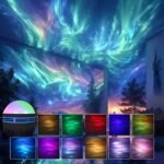 An Aurora Projector, Star Projector, With 7 Lighting Effects, Led Color Changing Lamp For Home Decoration, Home Decoration Birthday And Christmas Gift - Image 6