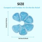 1Pc Reusable Hot & Cold Breast Relax Pad - Blue Pvc Gel-Filled Breastfeeding Comfort For Moms, Front & Back Design For Enhanced Support, Nursing Accessories | Personal Comfort Item | Textured Surface - Image 12