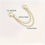 1/2/3/4Pcs Elegant Pants And Cuffs Magnetic Fasteners, Adjustable, Removable And Durable Alloy Material, Trouser Legs Fixing Clips, Roll-Up Trouser Legs Buckles And Mouth-Collar Fixing Pants T-Shirt Hem Shortening Artifact Magnetic Suction Seam-Free Buckles, Outdoor Fashion Accessories For Men And Women - Image 4