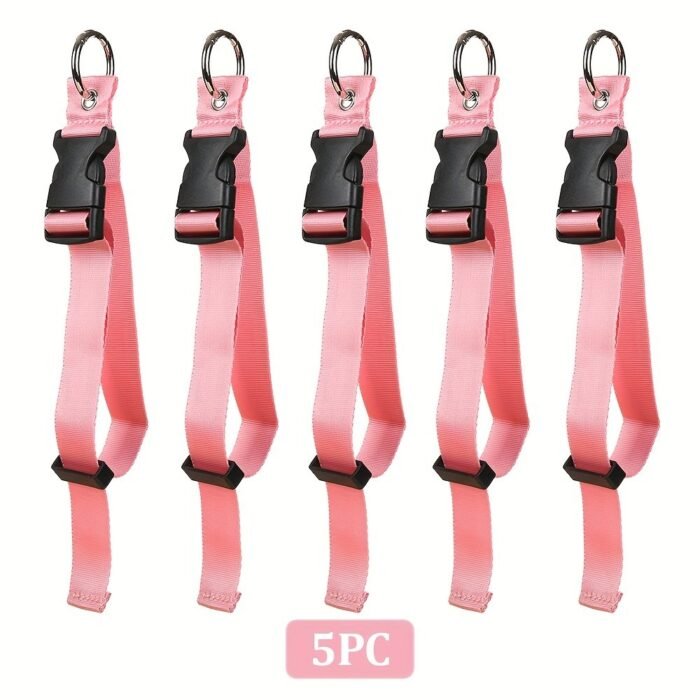 1Pc Multi-Functional Luggage Strap With Secure Buckle Closure, Adjustable Anti-Theft Travel Packing Accessory, Durable Nylon With Keychain, Wet Wipe Clean, Compatible With All Sized Suitcases And Backpacks - Image 15