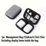 Digital Data Cable Storage Bag, Earphone Charger Packing Bag, Portable Phone Power Usb Organizer For Travel - Image 3