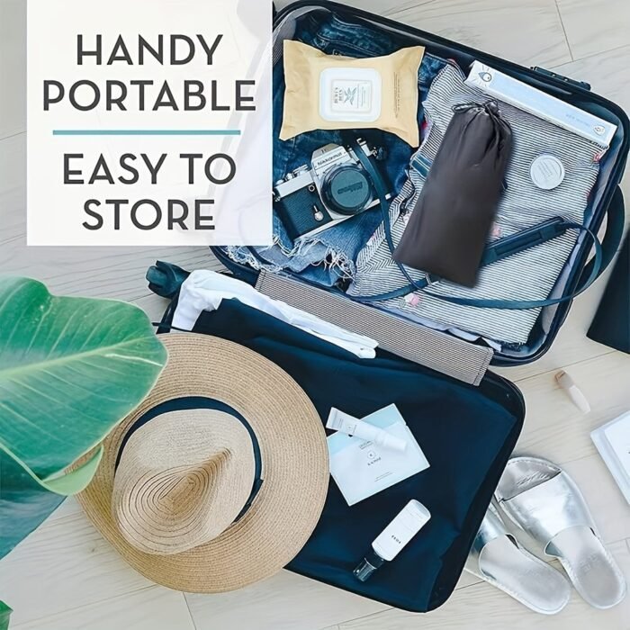 A Foot Hammock For Airplanes, Footrest, Travel Footrest For Flights, Hanging Leg Hammock With Straps, Portable Travel Accessory, Adjustable Height For Use In Planes, Trains, And Offices. - Image 6
