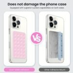 1Pc, Double-Sided Silicone Mobile Phone Suction Cup, Car Holder For Mobile Phones, Strong Adhesive Bracket, Suitable For Kitchen, Bathroom And Makeup Mirror, Iphone And Android, Suitable For Selfie And Video Recording, Gift - Image 12