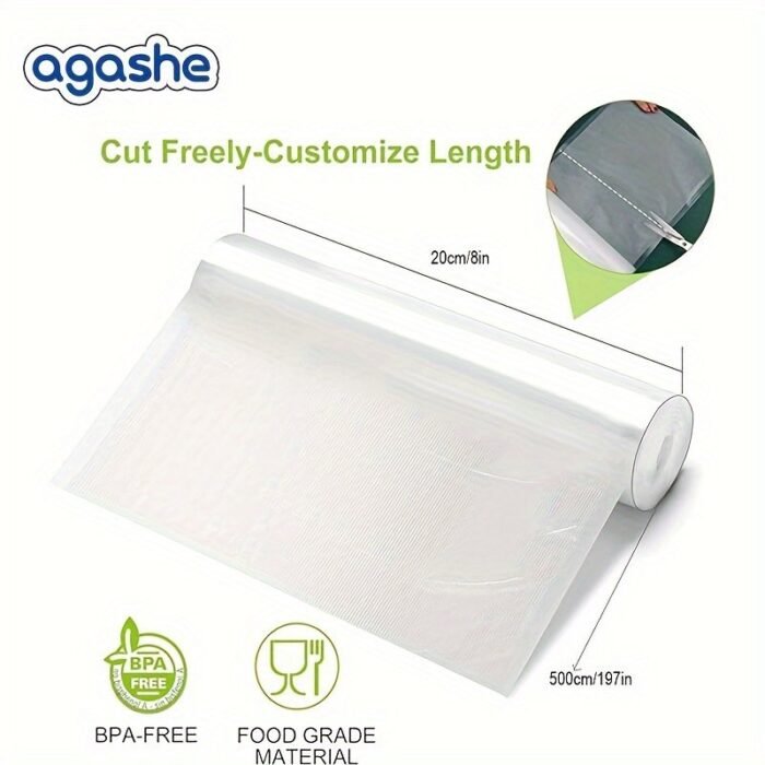 1 Roll Heavy Duty Vacuum Sealer Bags For Food Preservation, Vacuum Packaging Rolls Bags For Food Saver,, Puncture Prevention, Commercial Grade, Food Vac Bags For Storage, Meal Prep, Storage Bags For Steak, And Sous Vide For Kitchen. - Image 10