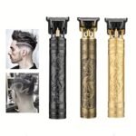 1Pc Men'S Cordless Hair Clippers Men'S Cordless Hair Clippers, Usb Rechargeable Professional Hair Trimmer, With 300Mah Lithium Battery, 4 Guide Combs & Cleaning Brush, For Hair Styling And Grooming - Image 7