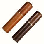 30Pcs Self-Threading Needles Set, Assorted Sizes, Wooden Storage Tubes, Easy Insertion For Elderly, Hand Sewing, Quilting, Clothing & Cross Stitch, Light & Dark Brown - Image 2