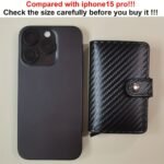 1Pc Men'S Rfid Carbon Fiber Credit Cards Holder, Rfid Mini Business Credit Card Holder, Ideal Gift For Men - Image 6