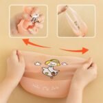 1Pc Silicone Baby Bib - Lightweight, Snap Closure, Cute Designs For Boys & Girls, Perfect For Feeding Time, Durable & Easy To Clean, Feeding Accessorie - Image 6