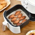 50Pcs Square Air Fryer Parchment Paper Liners, Oil-Proof, Water-Resistant, Non-Stick, Easy Cleanup, Microwave & Oven Safe, Ideal For Baking, Roasting, With Commercial Kitchen Supplies, Cooking Liner | Nonstick Liner | Waterresistant Material, Air Fryer Liners - Image 4