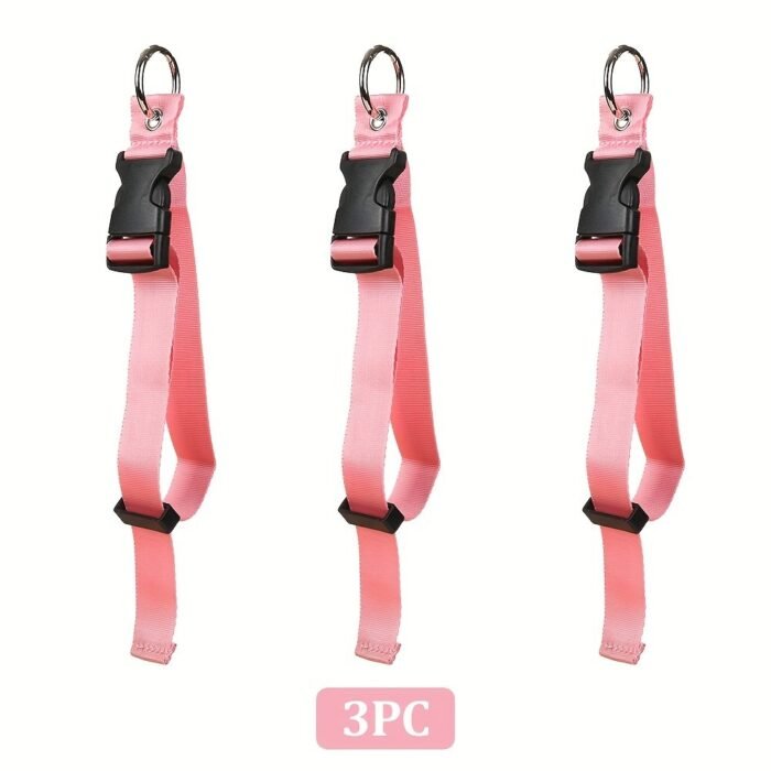 1Pc Multi-Functional Luggage Strap With Secure Buckle Closure, Adjustable Anti-Theft Travel Packing Accessory, Durable Nylon With Keychain, Wet Wipe Clean, Compatible With All Sized Suitcases And Backpacks - Image 9