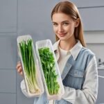 1/3/6Pcs Of Polypropylene (Pp) Food Storage Containers - Reusable Long Fridge Organizers For Vegetables, Pasta, And Eggs - Essential Kitchen Storage Boxes Safe For Food Contact. - Image 2