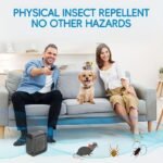 1/2Pcs Set Of Soundwave Technology Insect Repellent, Indoor Electronic Plug-In Insect Repellent, Usb Direct Plug-In, Large Coverage Range, Effectively Against Mosquitoes, Spiders, Mice, Ants, Insects, Cockroaches, Rodents, No Battery Required - Image 8