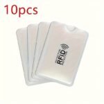 10/20Pcs Rfid Blocking Card Sleeves - Anti-Theft, Nfc Shielded Aluminum Foil Wallets For Id & Credit Cards - Image 3