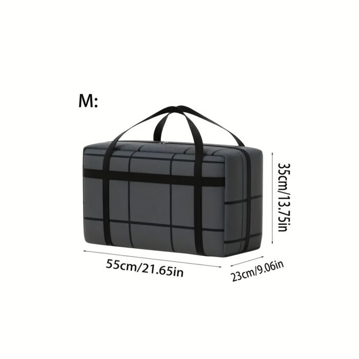 1Pc Portable Storage Bag, Large Capacity Travel Bag, Handling Bag, With Handle, Suitable For Quilt, Clothing, Clothes, And Other Items Storage - Image 3