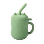 (Cat) Tiny Youngsters Learning Cup, Soft Rubber Training Cup 6Oz, Portable Feeding Cup With Lid & Straw (Leak Proof, Including Cute Stopper), Food Grade Silicone Cup For Beginner, Easy To Grasp, Easy To Clean,Christmas And Thanksgiving Gifts - Image 7