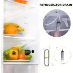 5Pcs Refrigerator Drain Hole Cleaner Set ? Easy Unclogging Tools With Measurement Markings, Keeps Your Fridge Fresh And Clean - Image 9