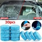 20/30/50Pcs Of Car Glass Water Concentrated Wiper Solid Effervescent Tablets For Cleaning Oil Stains, Suitable For All Seasons - Image 3