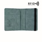1Pc Rfid Passport Holder, Thin Passport Wallet, Retro Pu, Multi-Function Wallet, Travel Passport Bag - Image 11