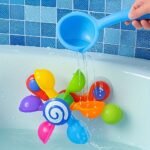 Fun Bathtub Windmill Toy, Very Suitable For Youngsters, Suitable For Bathroom And Outdoor Swimming Pool, Exquisite Gift For Youngsters Over 18 Months (Random Color) (With Two Spoons) - Image 12