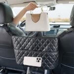 Large Capacity Car Seat Back Organizer - Durable Faux Leather Storage Mesh Bag With Hanging Mount, Lightweight Auto Interior Accessory Organizer - Image 5