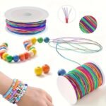 0.1Cm*9.97Meter Stretchy Sturdy Rainbow Elastic Cord For Diy Beading Braiding Bracelet Necklace String Jewelry Making Handmade Craft Supplies -Beading Cords & Threads - Image 3