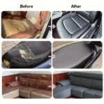 1 Roll Self-Adhesive Pu Leather Repair Film, 35*50Cm (13.78X19.69In), Pu Leather Sticker For Car Seat Interior Door, Motorcycle Seat Soft Film, Waterproof Scratch-Resistant Breathable Multi-Color Optional, Car Seat Repair | Pebbled Texture | Breathable Leatherette - Image 4