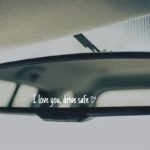 1Pc I Love You Drive Safe Mirror Decal, Rearview Mirror Car Decals For Women, Vinyl Decal - Image 7