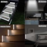 1Pc Wireless Led Motion Sensor Light Strip - Rechargeable Magnetic Night Light For Rvs, Kitchens, Wardrobes & Hallways, Usb-Powered, Energy-Efficient, Easy Installation, Low Voltage, 400Mah Battery, Polymer Material, Rechargeable Motion Sensor Light Rv Interior Lighting - Image 8