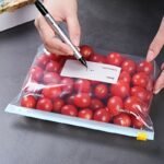 20/15/10Pcs Storage Bags, Zippered Fresh-Keeping Bag, Food Sorting Storage Bag, Food Preservation Sealed Bag, For Fruit, Grain, Vegetable And Meat, Kitchen Organizers And Storage, Kitchen Accessories - Image 2