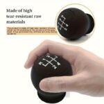 1Pc Silicone Gear Shift Knob Cover - Non-Slip, Dustproof, High-Quality Latex Material, Fit For Most Vehicles, Black With White Stitching & Numbered Gears (1-5 R), Car Interior Accessories, Gear Shift Accessories, Sleek Car Accessory, Practical Design - Image 8